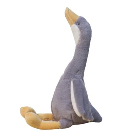 55 cm Svan Plyschdjur Mjukgås Leksaker för Barn Presenter Heminredning Grå