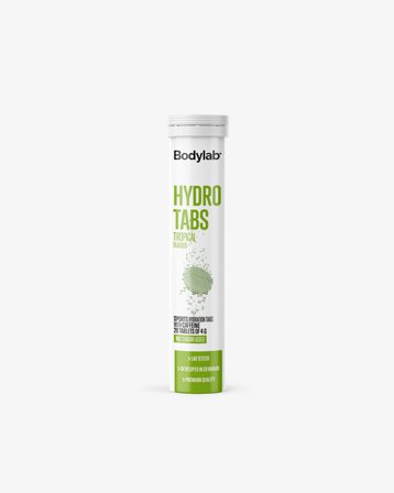 Bodylab Hydro Tabs, Tropical (With Caffeine) - 20 stk brusetabletter