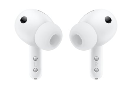 Samsung Galaxy Buds4 Pro (hvit) Galaxy AI, adaptiv ANC 2.0, AI‐tolk i øret, hodebevegelseskontroll, opptil 6 t batteritid, IP57