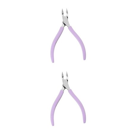 1/2/3/5 Rostfritt stål Nagelbandssax Anti För Slip Silikon