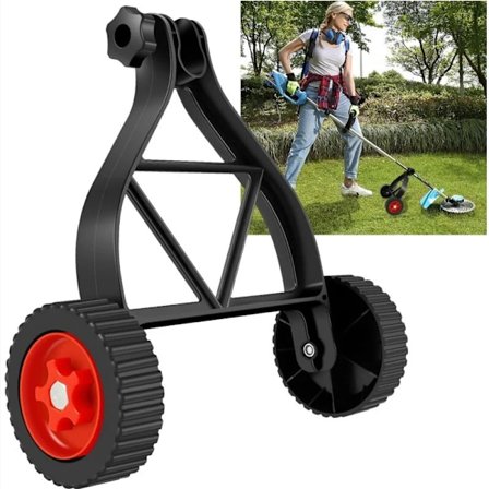 Trimmer Støttehjul, Håndholdt Klippere, Justerbart Støttehjul Tilbehør, Passer Til Trimmer, Kantklipper, Strimmer, Plenklipper