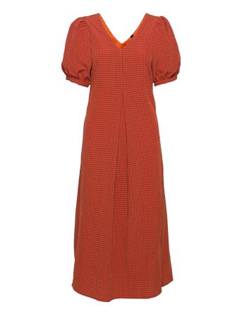 Yaschiara Ss Long Dress Orange YAS