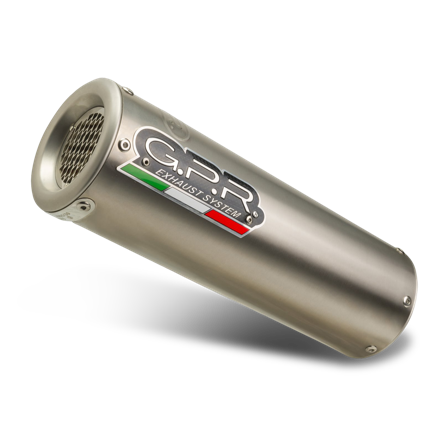 Silenciador Slip-On G.P.R. M3 Natural Titanio - Kawasaki Z 900 RS 2021-2023