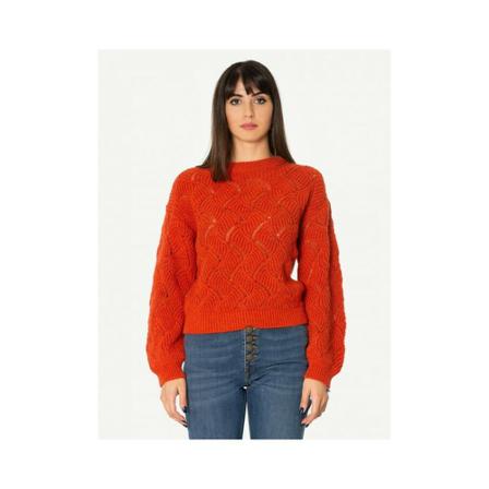 Jijil, Knitwear Czerwony, Kobieta, Rozmiar: M
