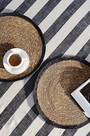 Jotex - Bordstablett Natur/blå ARI - Köp Bordstabletter hos Jotex