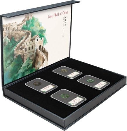 Kina 621-1398 - Bygherrer af Den Kinesiske Mur - 4 Historiske mønter - Fin kvalitet