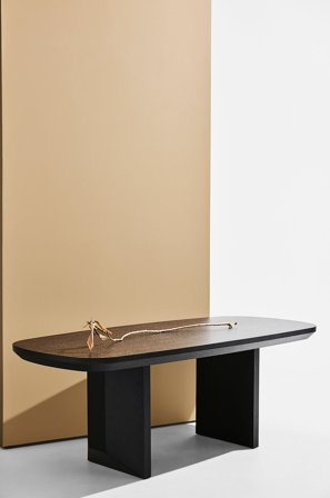 Pastill - Corinne spisebord 90x200 cm - Sort - Spiseborde - Fra Homeroom