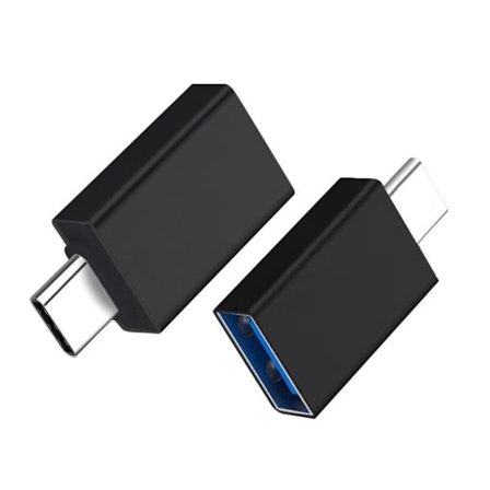 2 stk USB C til USB-adapter Type C hann til USB3.0 hunn OTG-omformere for sømløs tilkobling med bærbar PC smarttelefon