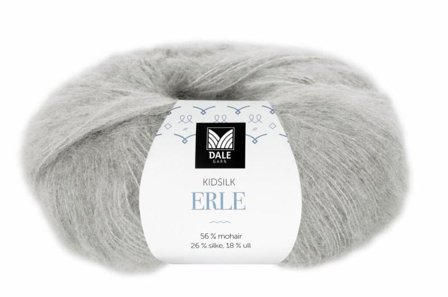 Dale Garn Kidsilk Erle Lys-Grå 3502, 50g