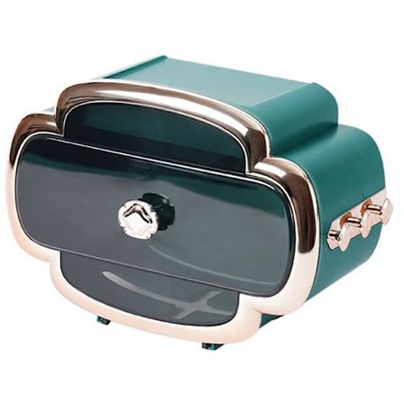 Vægmonteret toiletrulleholder med vandtæt og støvtæt låg med opbevaringsboks toiletrullebakke rullepapir opbevaringsboks A