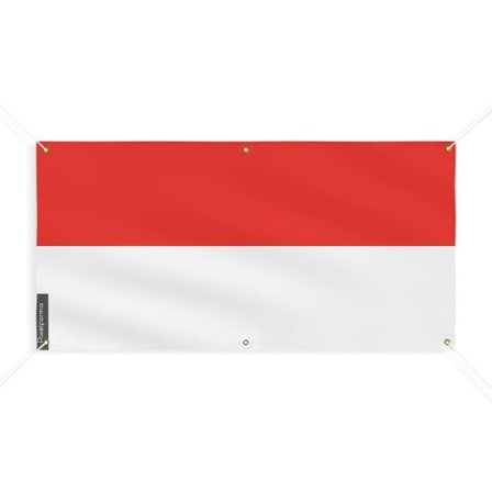 Banderolli Lippu - PIXELFORMA - Indonesia - 6 Rei'it - 170x340cm - Kestävä Polyesteri