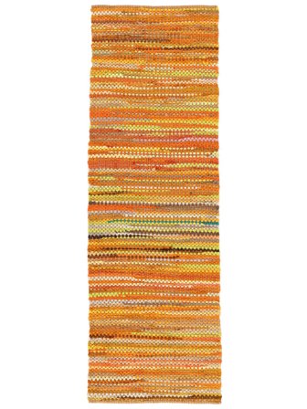 Ronja 80X250 Piccolo Multicolore/Giallo Passatoia Tappeti Cotone Tappeto
