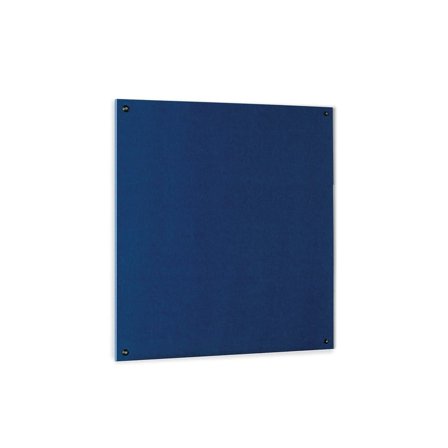 Recycled fire-retardant noticeboard, 1200x1200 mm, blue