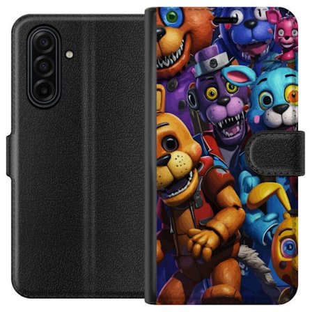 Yhteensopiva Lompakkokotelo Samsung Galaxy A17 5G Värikkäät animatronics-hahmot, jotka on inspiroitu Five Nights at Freddy's -pelistä, intensiivinen k