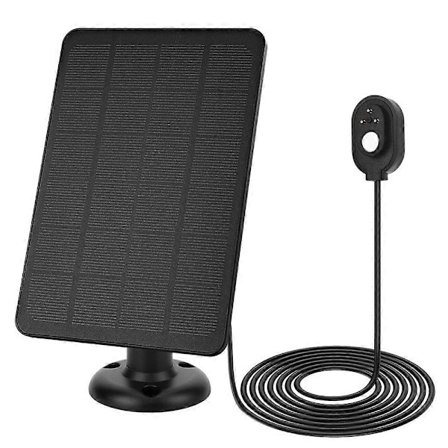 Solpanel til Arlo Pro 4/Ultra 2/Pro 3/Ultra/Pro 5S Overvågningskamera Opladningspanel-
