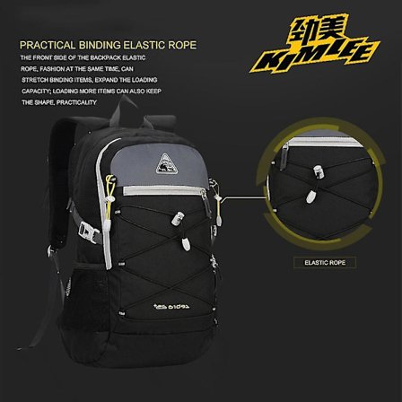 Fritidsryggsekk for datamaskin, skole, unisex