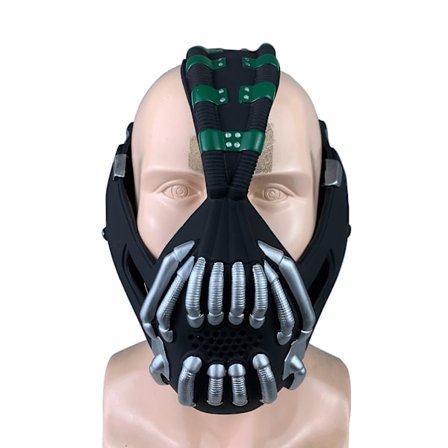 1:1 Cosplay Bane Maske Gift King Destroyer Superhelt Skurk Gotham City Boss Halloween Maskerade Kostyme Rekvisita