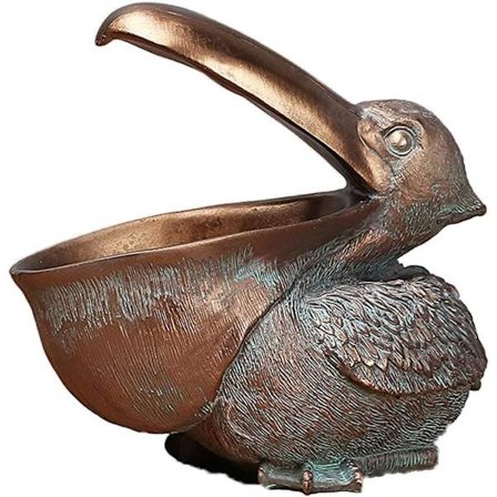 Modell Pelikan Dekorationer, Unik Realistisk Stor Mun Design Vintage Pelikan Dekorationer
