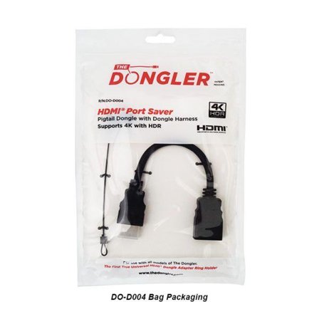 SCP DO-D004 | Adapter - Port Saver | HDMI - HDMI | Max 3840x2160 60Hz 4:4:4 | Black | 10cm