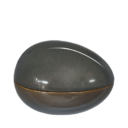 Hedlunds Zen Godisgömma petrol/brun Påsk Grå 16x16x16 cm