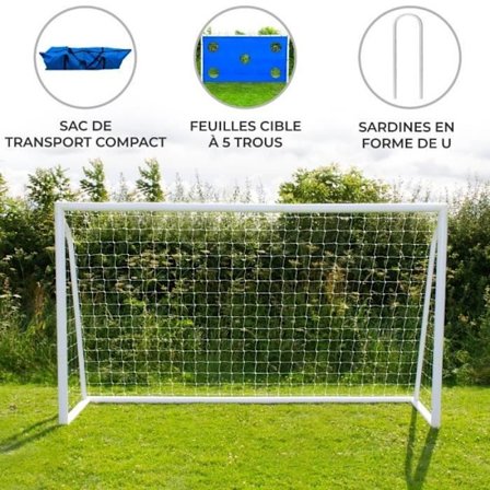 Futiskenttä - MONSTERSHOP - 3,6 x 1,8 m - PVC ja PE - Säänkestävä