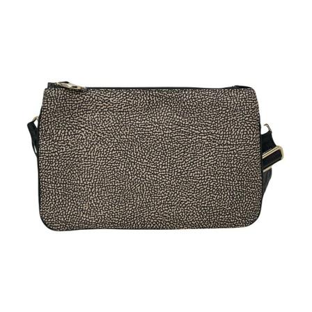 Borbonese, Shoulder Bag Szary, Kobieta, Rozmiar: ONE Size