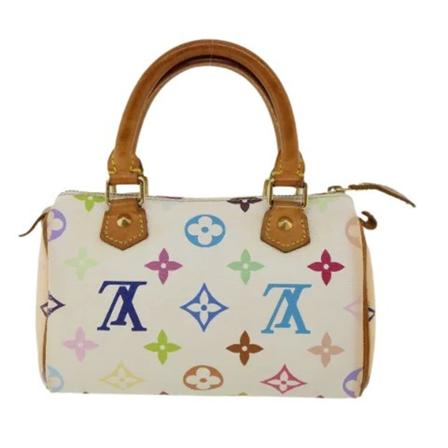 Louis Vuitton Vintage, Pre-owned Mini Handbags Wit, Dames, Maat:ONE Size,leer,multicolor
