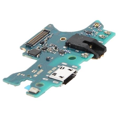 Bordsduk - Samsung - Galaxy A7 2018 - Micro-USB-port - 3,5 mm jack - Svart