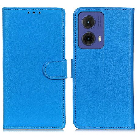 Classic Motorola Moto G85 flip kuoret - Sininen