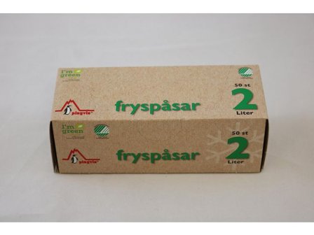PINGVIN Fryspåse ECO LDPE 2L transparent 50/fp - Lyreco - Kök och servering - Plast och fryspåsar - Fryspåsar