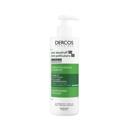Vichy Dercos Skælshampoo til Normal/Fedtet Hårbund 390 ml, Hår, Skælshampoo