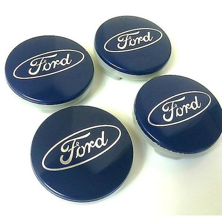 Ford Sølv Navkapsler 54mm 4-pakning F03