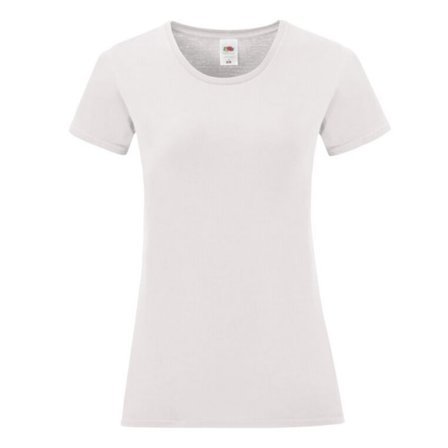 Fruit of the Loom Womens/Ladies Iconic 150 T-Shirt XS Vit