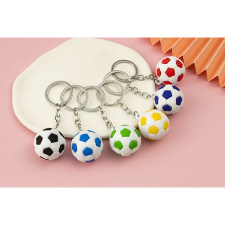 6 kpl Jalkapallo Avaimenperät Urheilupallo Avaimenperä Mini Jalkapallo Avain, ZQKLA GS