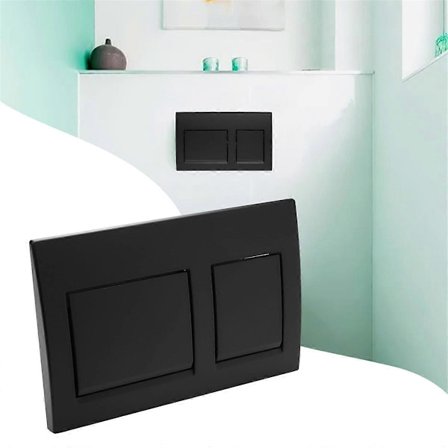 WC-painike ALPHA 15 kromattuun kaksoishuuhtelupainikkeeseen