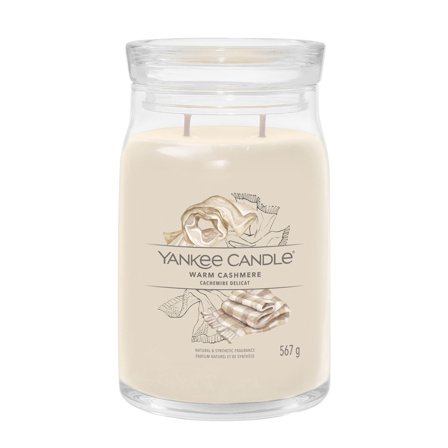 Yankee Candle Signature Jar Candles Warm Cashmere 567g - Candela Profumata