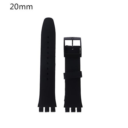 Til Swatch 16/17/19/20mm Silica urrem, rem, armbånd, slidstærkt [GGL]