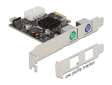 Delock PCI Express Card to 1 x Serial RS-232 - seriell adapter - PCIe 2.0 - RS-232 x 1
