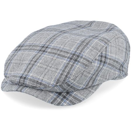 Wigéns - Ivy Contemporary Cap Grey Flat Cap Flatcap Grey Cap - @ Hatstore