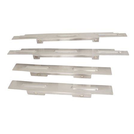 Ruostumattomasta teräksestä valmistettu tuulensuoja Blackstone 28 tuuman grillivarusteille ulkokäyttöön