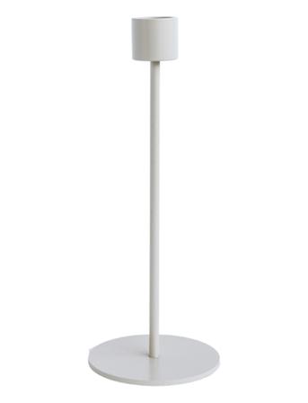 Candlestick 21Cm Home Decoration Candlesticks & Tealight Holders Candlesticks Hvid Cooee Design