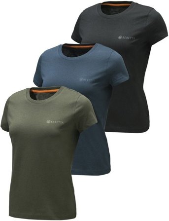 Beretta Set of 3 W's T-shirt Moss & BluEclipse & Black