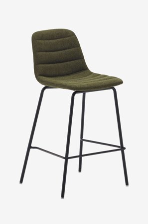 Kave Home - Barstol - zunilda 2-pakning - Grønn - Barstoler & -krakker - Fra Homeroom