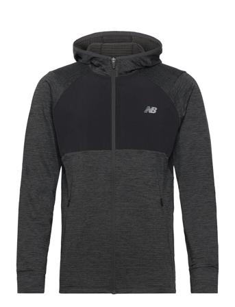 Heat Grid Hooded Full Zip Sport Sport Clothing Sport Sweatshirts & Hoodies Sport Hoodies Black New Balance