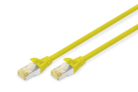 Digitus S-FTP PatchCord Cat6a. LSZH CU Yellow 5.0m Factory Sealed