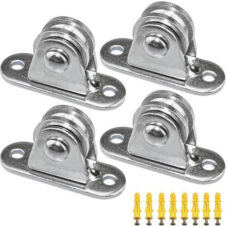 4 stk. - Talje - Liten taljeblokk - Taljeblokk - Stille talje - Enkel taljeblokk