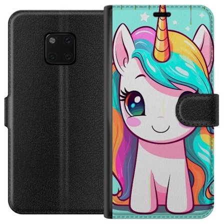 Kompatibelt Plånboksfodral till Huawei Huawei Mate 20 Pro Söt Enhörning
