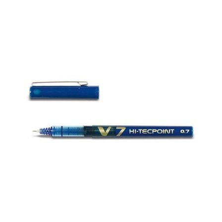PILOT Bläckkulpenna, Hi-Tecpoint V7, 0,7 mm, blå - Lyreco - Kontorsmaterial - Pennor - Bläckkulpennor
