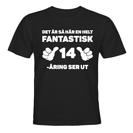 Fantastisk 14-åring Födelsedag - T-SHIRT - BARN