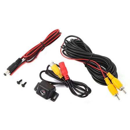 Universell bilparkeringssystem HD-monitor med 170° vattentät backkamera